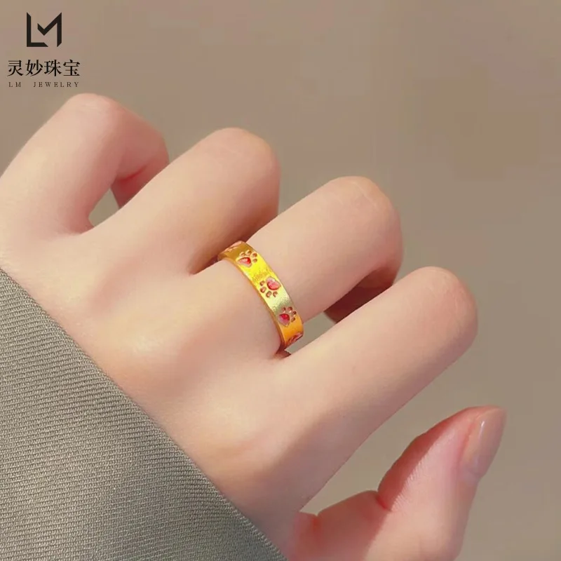 Роскошные ювелирные изделия из настоящего золота 9999 24 карата, милое кольцо с принтом кошачьих когтей, женское открывающееся регулируемое эмалированное инкрустация, подарок
Роскошные ювелирные изделия из настоящего золота 9999 24 карата, милое кольцо с принтом кошачьих когтей, женское открывающееся регулируемое эмалированное инкрустация, подарок