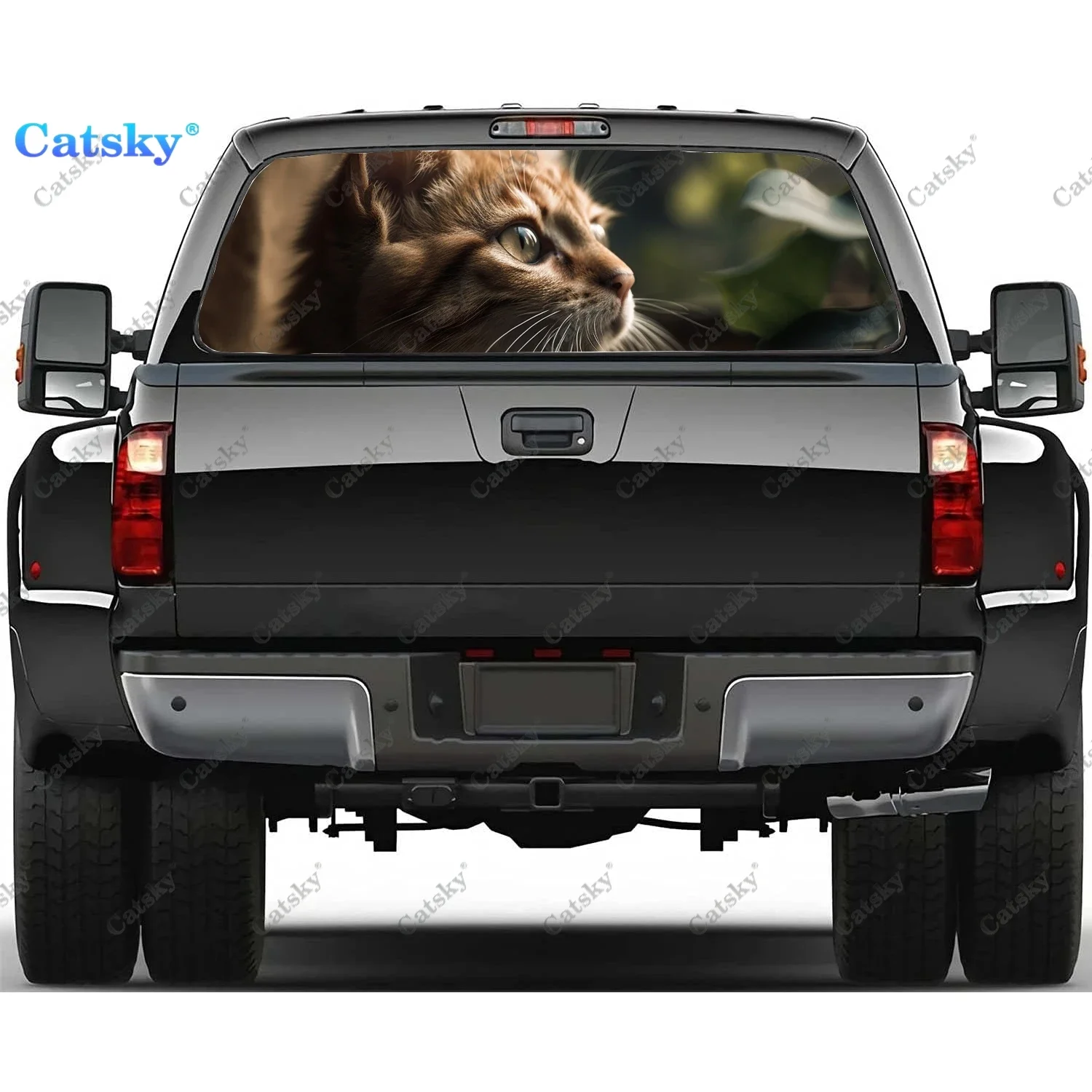 Flowers Kitty Cat Rear Window Decals for Truck,Pickup Window Decal,Rear Window Tint Graphic Perforated Vinyl Truck Sticker
Flowers Kitty Cat Rear Window Decals for Truck,Pickup Window Decal,Rear Window Tint Graphic Perforated Vinyl Truck Sticker