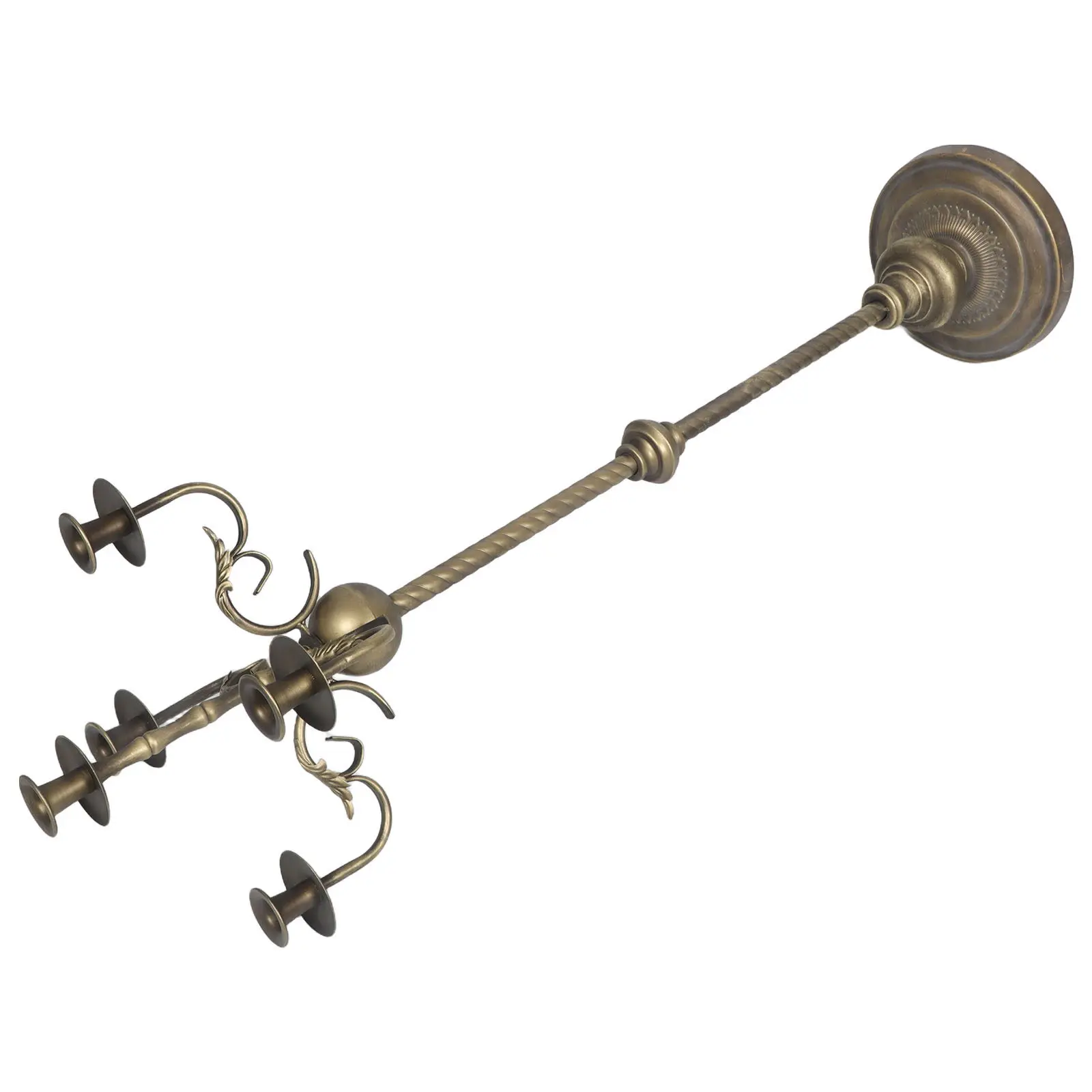 48 Inch Tall Floor Holder Vintage 5-Branch Candelabra Metal Standing Candlestick for Dining Room Living Space Fireplace
48 Inch Tall Floor Holder Vintage 5-Branch Candelabra Metal Standing Candlestick for Dining Room Living Space Fireplace