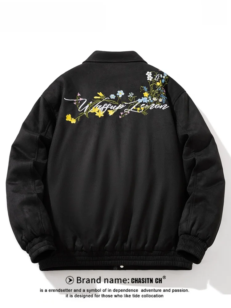 Chinese Sle Thiened Winter Jaet Men's Faion Urban Casual Cotton Padded Coat with oulder Floral Embroidery Warmth
Chinese Sle Thiened Winter Jaet Men's Faion Urban Casual Cotton Padded Coat with oulder Floral Embroidery Warmth