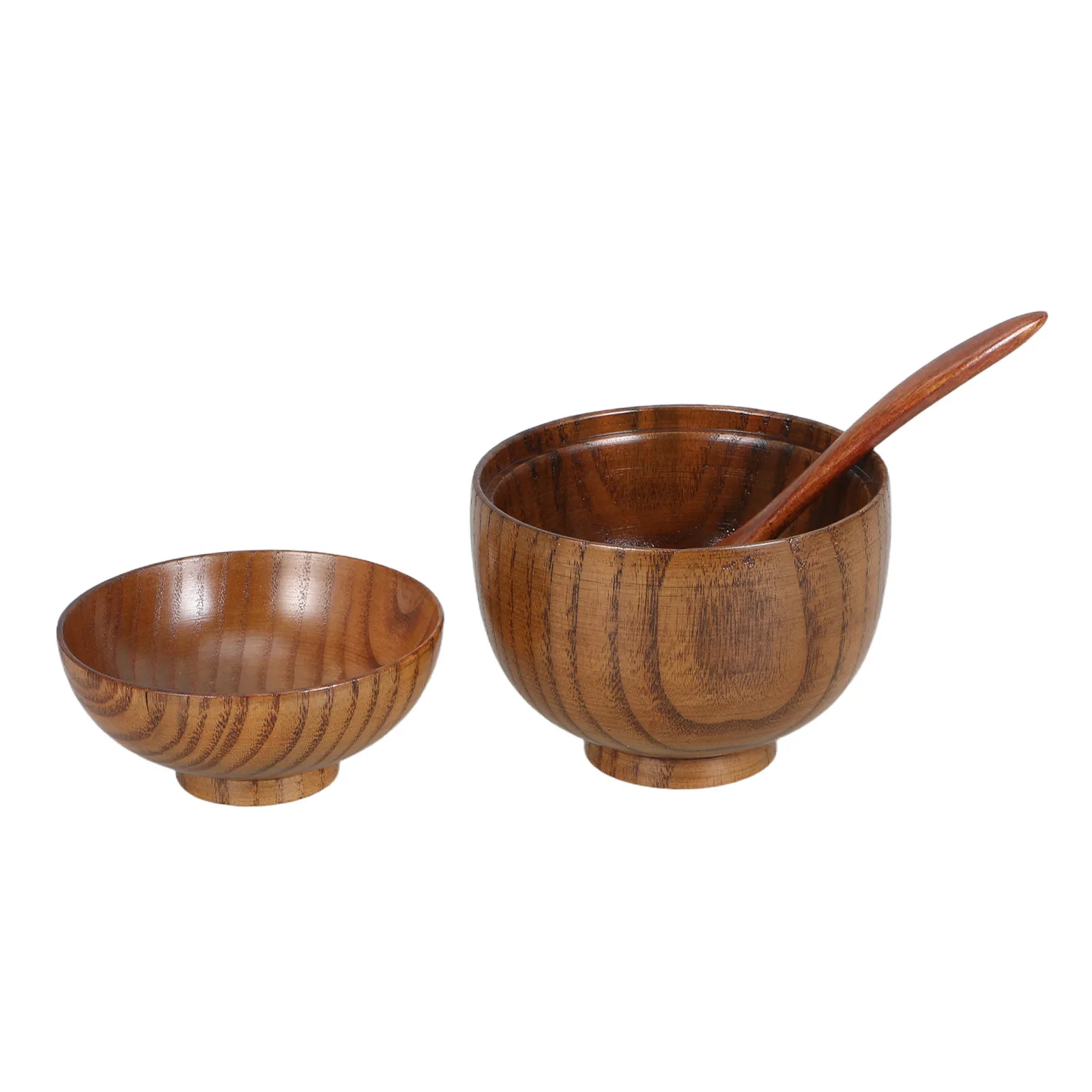 Japanese Wooden Miso Soup Bowl with Lid Spoon Traditional Deep Wood Grain Tableware for Ramen Rice Asian Cuisine Authentic
Japanese Wooden Miso Soup Bowl with Lid Spoon Traditional Deep Wood Grain Tableware for Ramen Rice Asian Cuisine Authentic