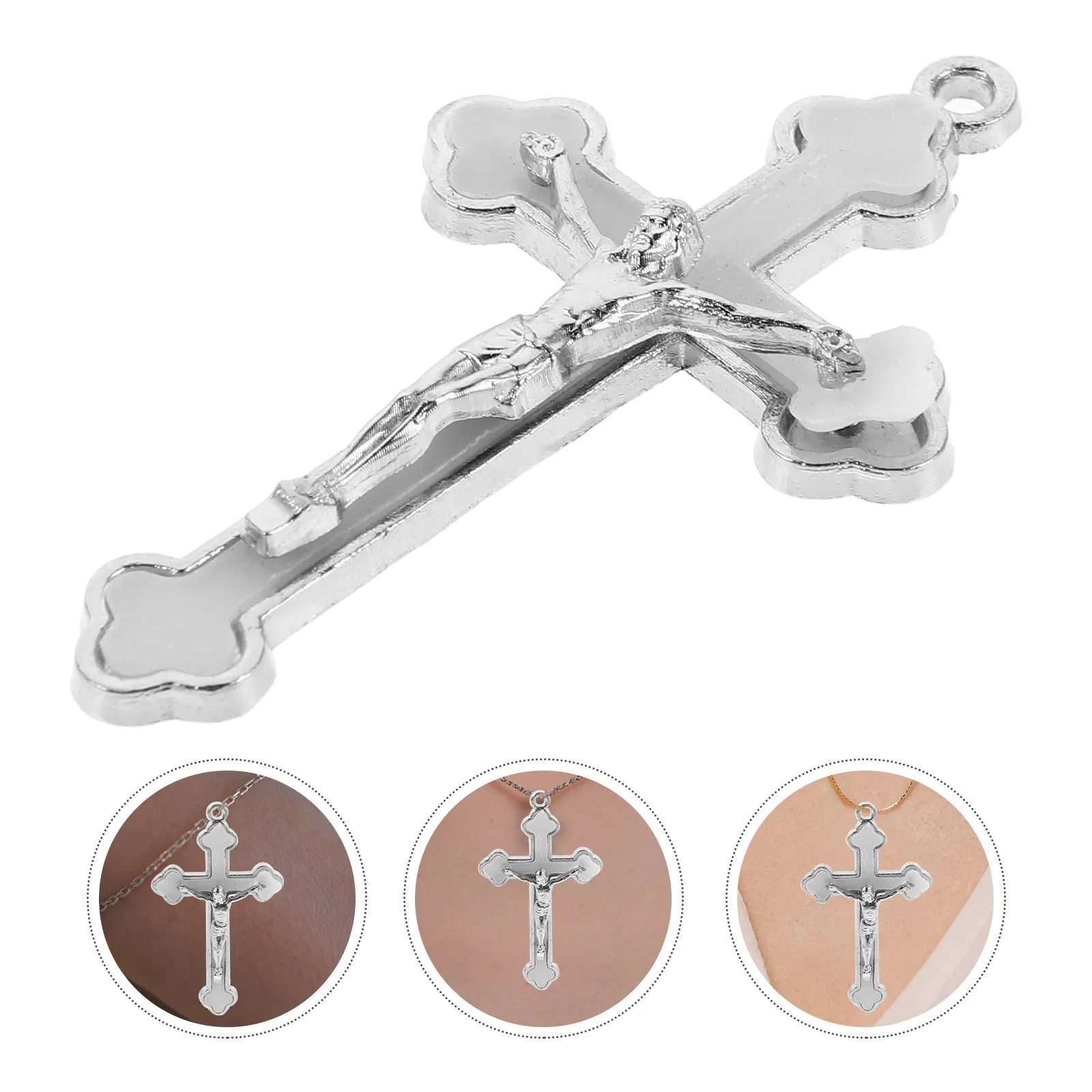 10 шт. металлических подвесок-крестов с изображением Иисуса, маленькие кулоны для изготовления ювелирных изделий своими руками, для религиозных ожерелий, браслетов, католических украшений
10 шт. металлических подвесок-крестов с изображением Иисуса, маленькие кулоны для изготовления ювелирных изделий своими руками, для религиозных ожерелий, браслетов, католических украшений