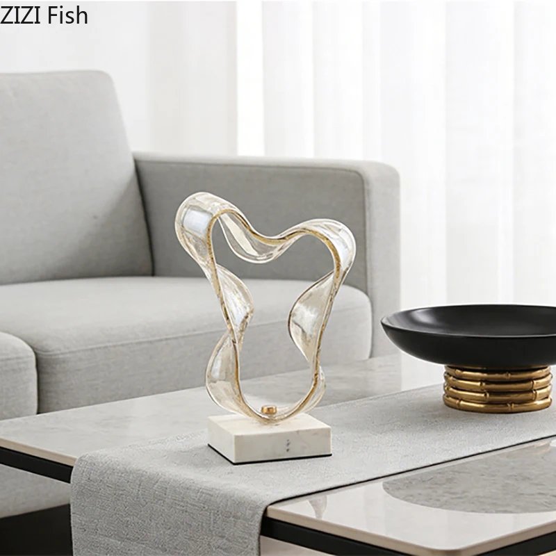 Transparent Geometric Ribbon Abstract Artwork Sculpture Desk Decoration Creative Crafts Ornaments Modern Home Decor Accessories
Transparent Geometric Ribbon Abstract Artwork Sculpture Desk Decoration Creative Crafts Ornaments Modern Home Decor Accessories