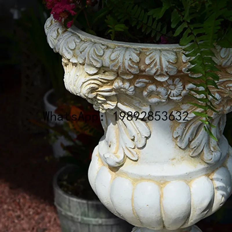 garden relief high-base flower pot - villa courtyard balcony roman column outdoor home decor ornament
garden relief high-base flower pot - villa courtyard balcony roman column outdoor home decor ornament
