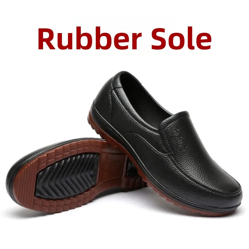 Men's Low-Top Cow Tendon Bottom Rain Boots Anti-Slip Waterproof Wear-Resistant Fishing Kitchen Work Shoes Pure Color
Men's Low-Top Cow Tendon Bottom Rain Boots Anti-Slip Waterproof Wear-Resistant Fishing Kitchen Work Shoes Pure Color