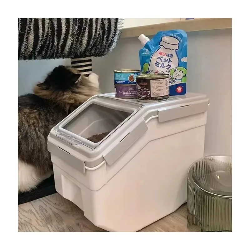 Dog & Cat Food Storage Container Large Airtight PET Bin with Wheels Injection Molded Eco-Friendly Multifunction 1-3L Capacity
Dog & Cat Food Storage Container Large Airtight PET Bin with Wheels Injection Molded Eco-Friendly Multifunction 1-3L Capacity