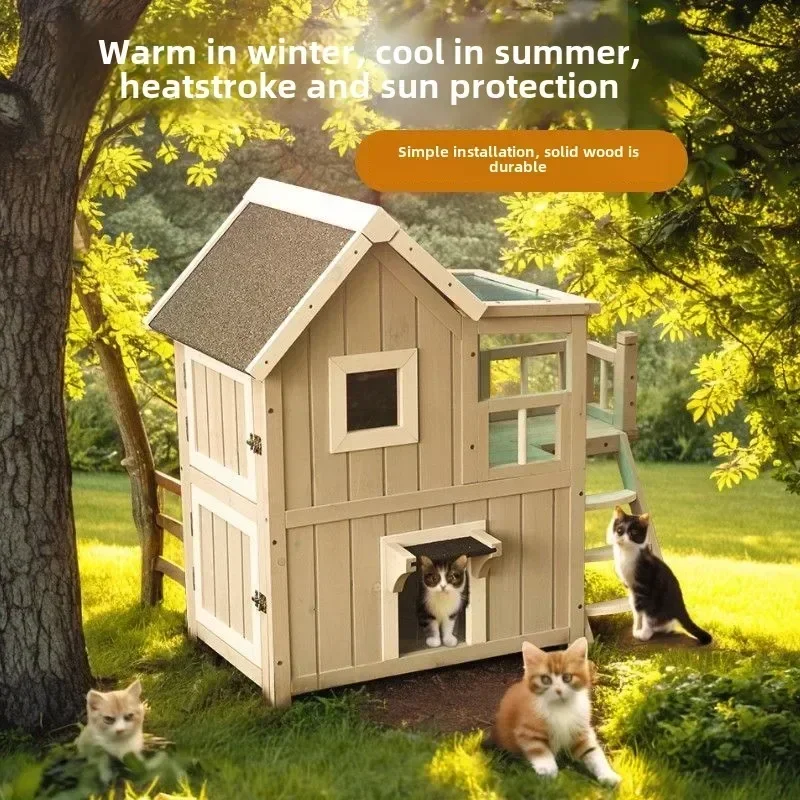 Горячая новинка: Уличная мебель-лежанка для животных, домик для кошек, двухслойный, из массива дерева, для дома и улицы, всесезонный, комнатный, для кошек, Vil
Горячая новинка: Уличная мебель-лежанка для животных, домик для кошек, двухслойный, из массива дерева, для дома и улицы, всесезонный, комнатный, для кошек, Vil