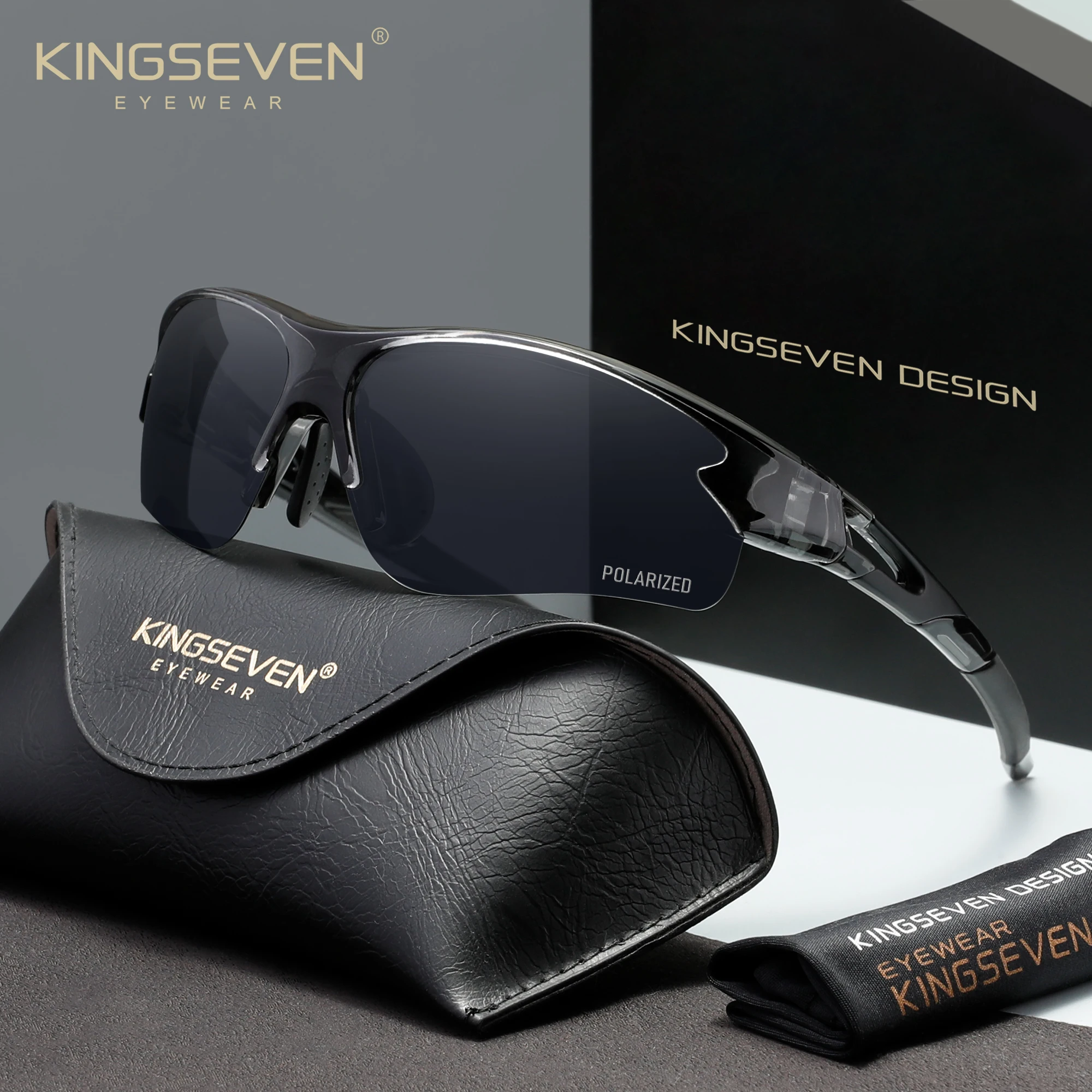 KINGSEVEN Fashion Polarized Cycling Glasses Men Women Outdoor Sports Running Protection Sunglasses UV400
KINGSEVEN Fashion Polarized Cycling Glasses Men Women Outdoor Sports Running Protection Sunglasses UV400