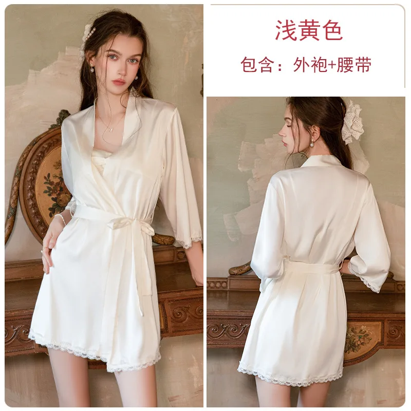 Plus Size Sexy Deep V Low Cut Backless Slip Dress with 3D Butterfly Bow Robe Pure Desire Lingerie Set Nightgown Women W6884
Plus Size Sexy Deep V Low Cut Backless Slip Dress with 3D Butterfly Bow Robe Pure Desire Lingerie Set Nightgown Women W6884
