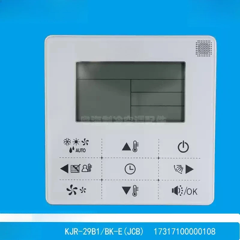 17317100000108 KJR-29B1/BK-E(JCB) for Midea Air Conditioner Remote Control Display Panel
17317100000108 KJR-29B1/BK-E(JCB) for Midea Air Conditioner Remote Control Display Panel