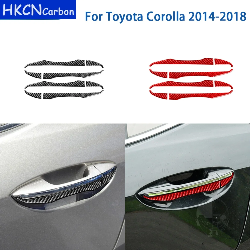 For Toyota Corolla 2014 2015 2016 2017 2018 Accessories Carbon Fiber Car Exterior Door Handle Cover Trim Sticker
For Toyota Corolla 2014 2015 2016 2017 2018 Accessories Carbon Fiber Car Exterior Door Handle Cover Trim Sticker