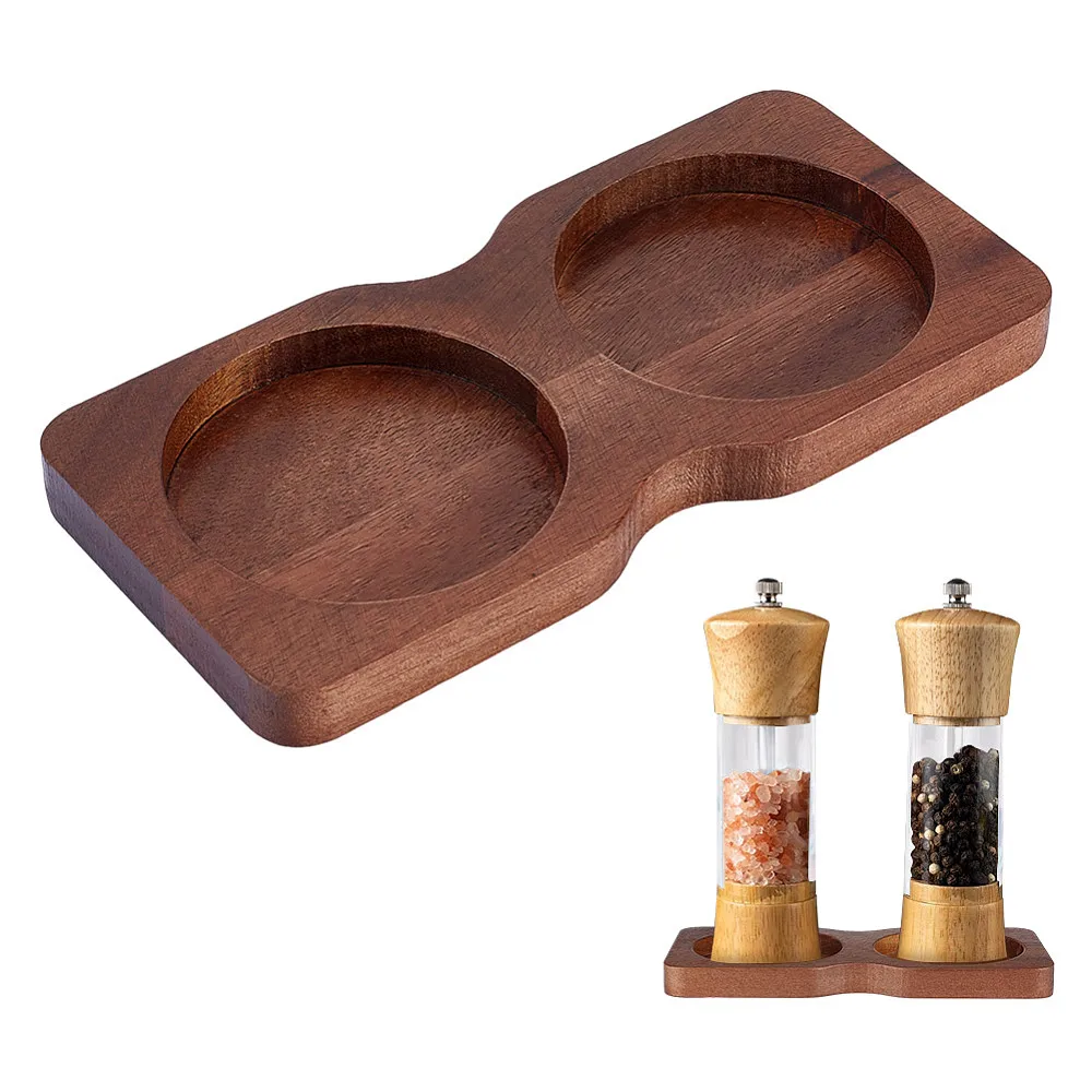 Wood Pepper Grinder Holder Square Salt Pepper Mill Tray Coffee 83x175x14mm Inner Diameter: 69.5mm
Wood Pepper Grinder Holder Square Salt Pepper Mill Tray Coffee 83x175x14mm Inner Diameter: 69.5mm