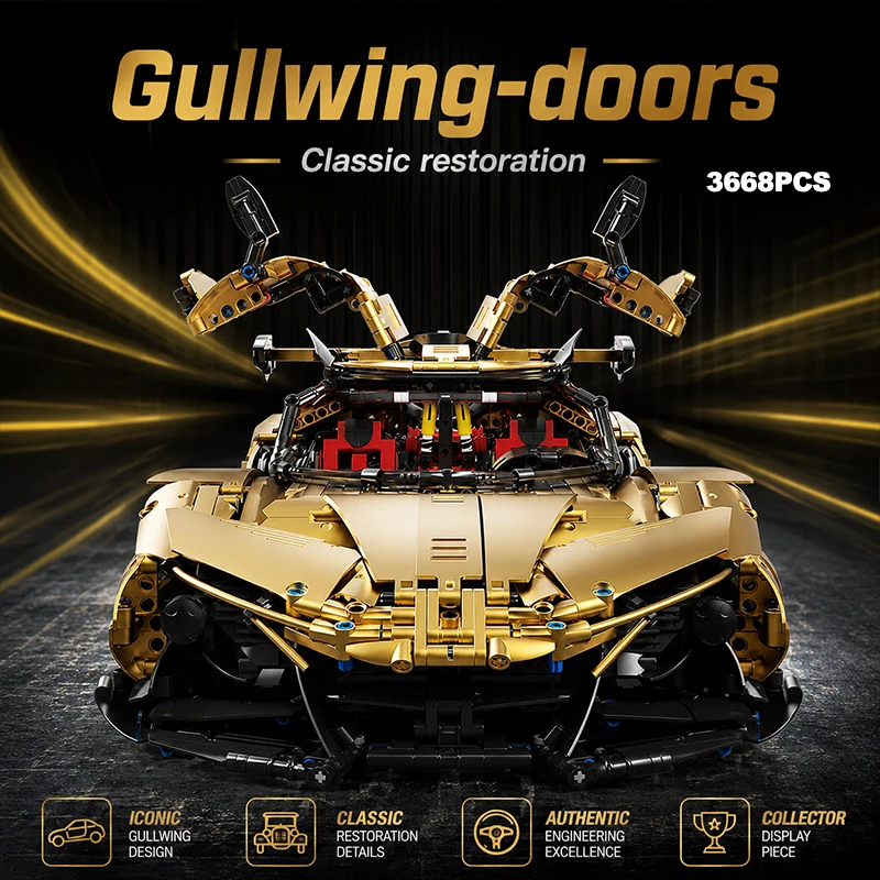 High-quality TGL T5013C MOC Technical 1:8 Sports Vehicle Building Block Model Hypercar Brick Assembly DIY Toy Christmas Gift Kid
High-quality TGL T5013C MOC Technical 1:8 Sports Vehicle Building Block Model Hypercar Brick Assembly DIY Toy Christmas Gift Kid