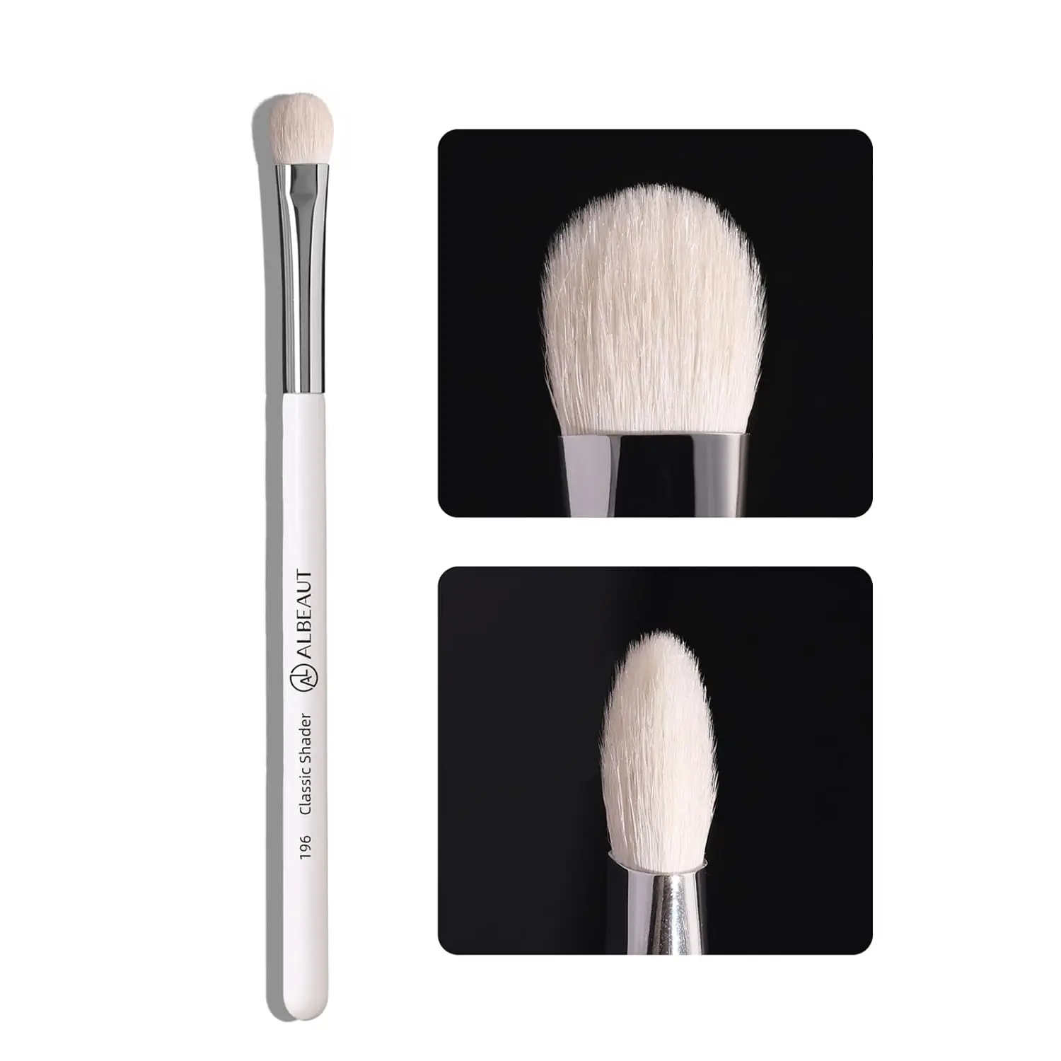 Eyeshadow Brush for Shading, Dense & Soft Applicator for Smokey Eyes Makeup, Flat Shader Blender with Natural Hair Bristles
Eyeshadow Brush for Shading, Dense & Soft Applicator for Smokey Eyes Makeup, Flat Shader Blender with Natural Hair Bristles