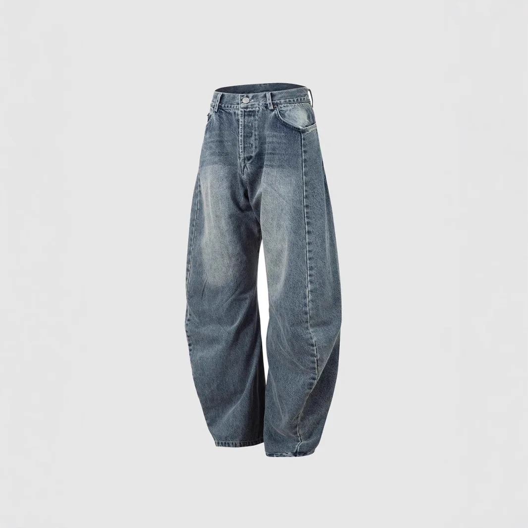 New American Retro Deconstructed Jeans Men's and Women's Loose Fashion Wide Leg Matchet Pants
New American Retro Deconstructed Jeans Men's and Women's Loose Fashion Wide Leg Matchet Pants