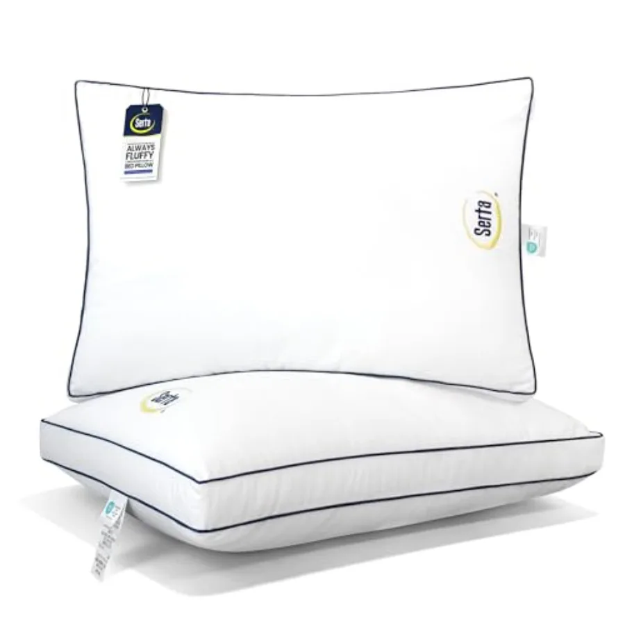 Подушки для отелей, коллекция Hotel Collection, размер Queen/Standard, комплект из 2 штук, 400 нитей, 100% хлопковый чехол, средняя жесткость, с бортиком, наполнение пухом
Подушки для отелей, коллекция Hotel Collection, размер Queen/Standard, комплект из 2 штук, 400 нитей, 100% хлопковый чехол, средняя жесткость, с бортиком, наполнение пухом