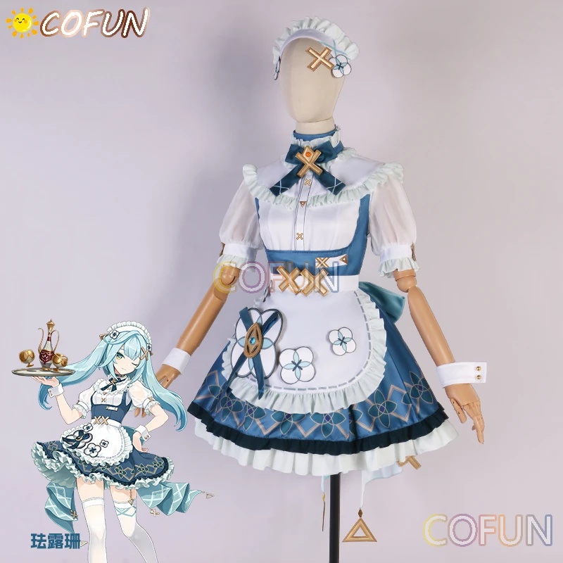 COFUN Genshin Impact Linkage Faruzan Seoul Linkage Servant Clothes Cosplay Costume Halloween outfits Women Animation Costume
COFUN Genshin Impact Linkage Faruzan Seoul Linkage Servant Clothes Cosplay Costume Halloween outfits Women Animation Costume