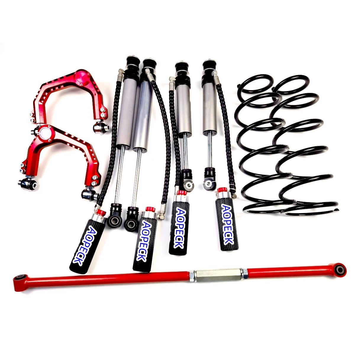 Adjustable Coilover Suspension Lift Kit for Toyota LC100 4x4 – Front Shock Absorbers for Off-Road Performance
Adjustable Coilover Suspension Lift Kit for Toyota LC100 4x4 – Front Shock Absorbers for Off-Road Performance
