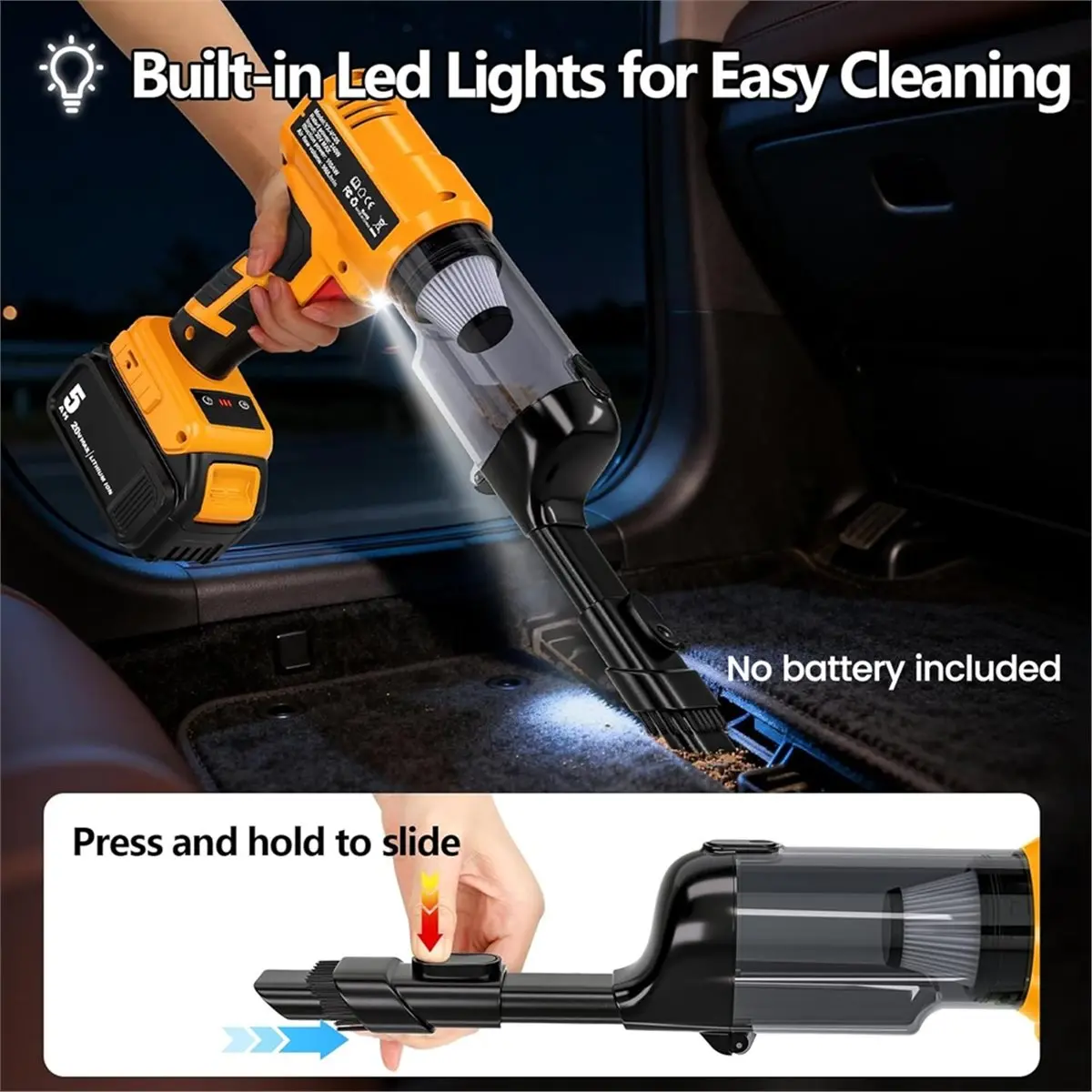 *AA60I для DeWalt 18 В аккумулятор электрический ручной беспроводной пылесос мощное всасывание, легкий портативный дизайн
*AA60I для DeWalt 18 В аккумулятор электрический ручной беспроводной пылесос мощное всасывание, легкий портативный дизайн