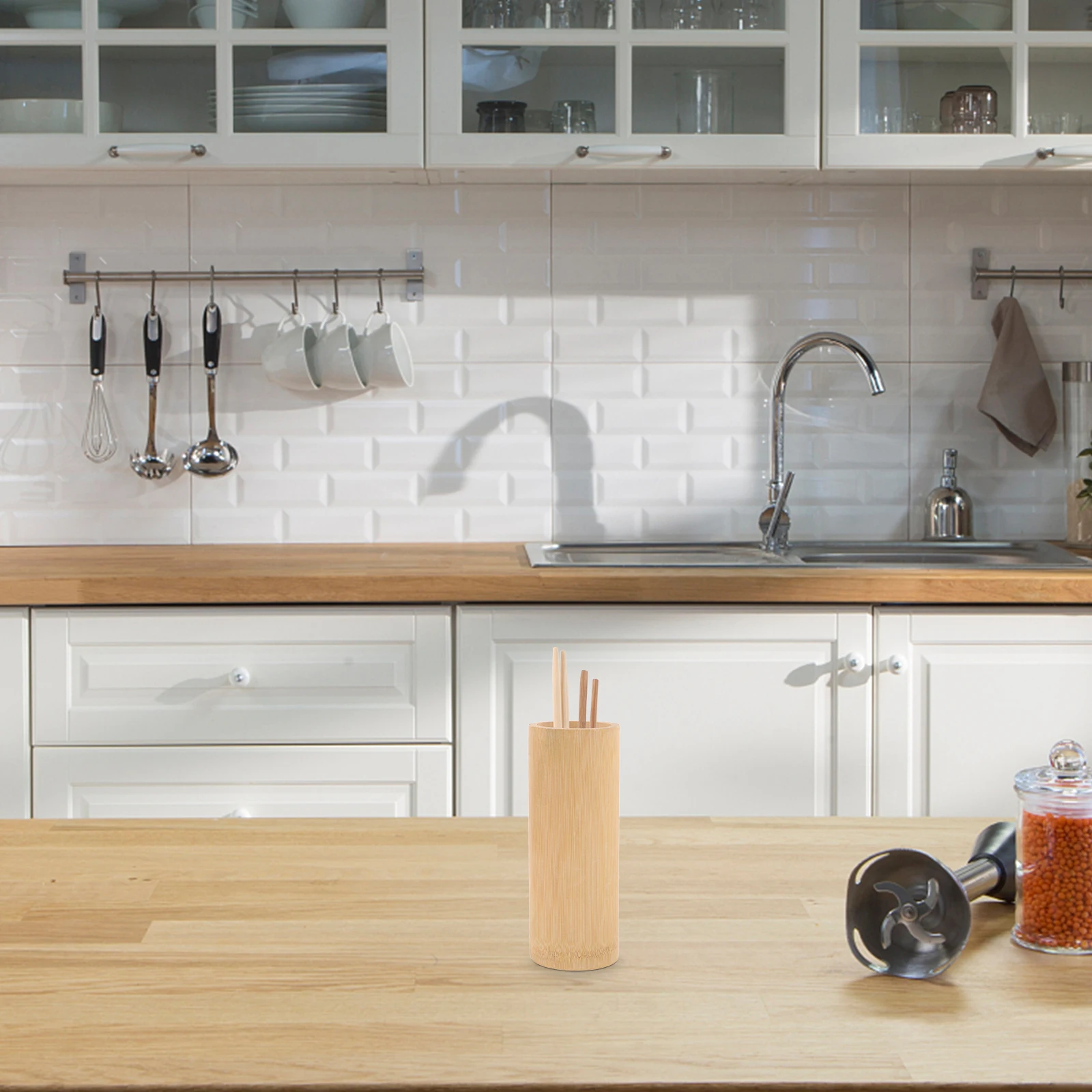 Bamboo Utensil Holder Chopsticks Storage Box Rustic Kitchen Organizer for Cutlery Spoon Spatula Countertop Bamboo Utensil Holder
Bamboo Utensil Holder Chopsticks Storage Box Rustic Kitchen Organizer for Cutlery Spoon Spatula Countertop Bamboo Utensil Holder