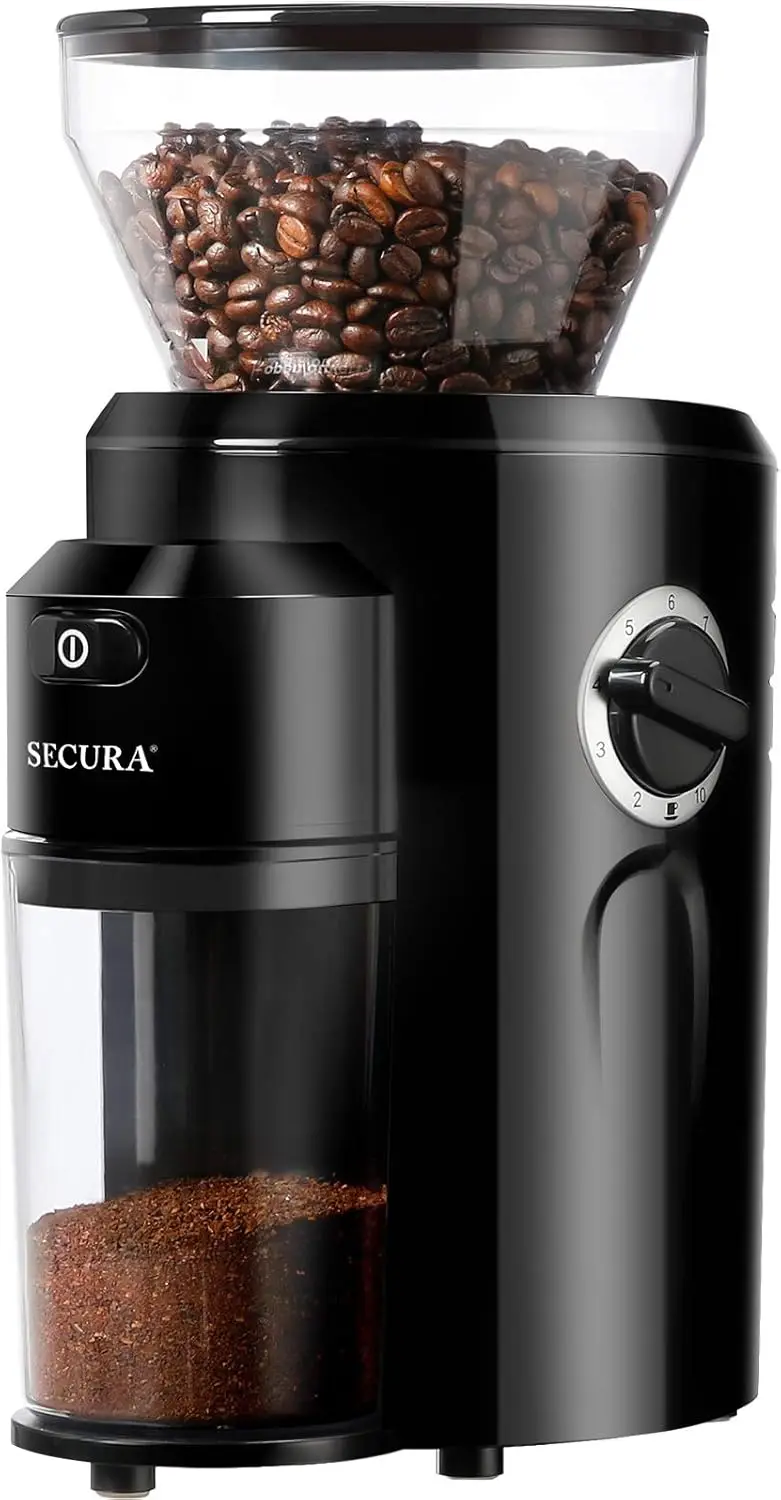 Conical Burr Coffee Grinder, Electric Coffee Grinder with 18 Grind Settings, Adjustable Burr Mill Coffee Bean Grinder for 2
Conical Burr Coffee Grinder, Electric Coffee Grinder with 18 Grind Settings, Adjustable Burr Mill Coffee Bean Grinder for 2