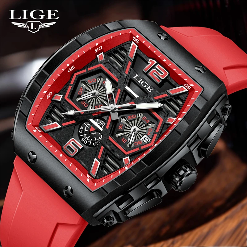 LIGE 2025 брендовые роскошные мужские часы, водонепроницаемые спортивные светящиеся силиконовые ремешки, хронограф, кварцевые часы, мужские часы relogios masculino
LIGE 2025 брендовые роскошные мужские часы, водонепроницаемые спортивные светящиеся силиконовые ремешки, хронограф, кварцевые часы, мужские часы relogios masculino