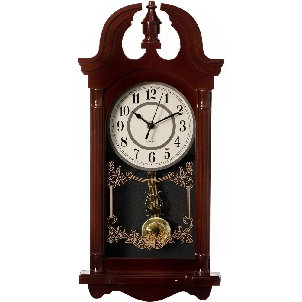 20 Inch Plastic Grandfather Clock Wood Grain Swinging Pendulum Chiming Battery Decorative Wall Accent Brown
20 Inch Plastic Grandfather Clock Wood Grain Swinging Pendulum Chiming Battery Decorative Wall Accent Brown