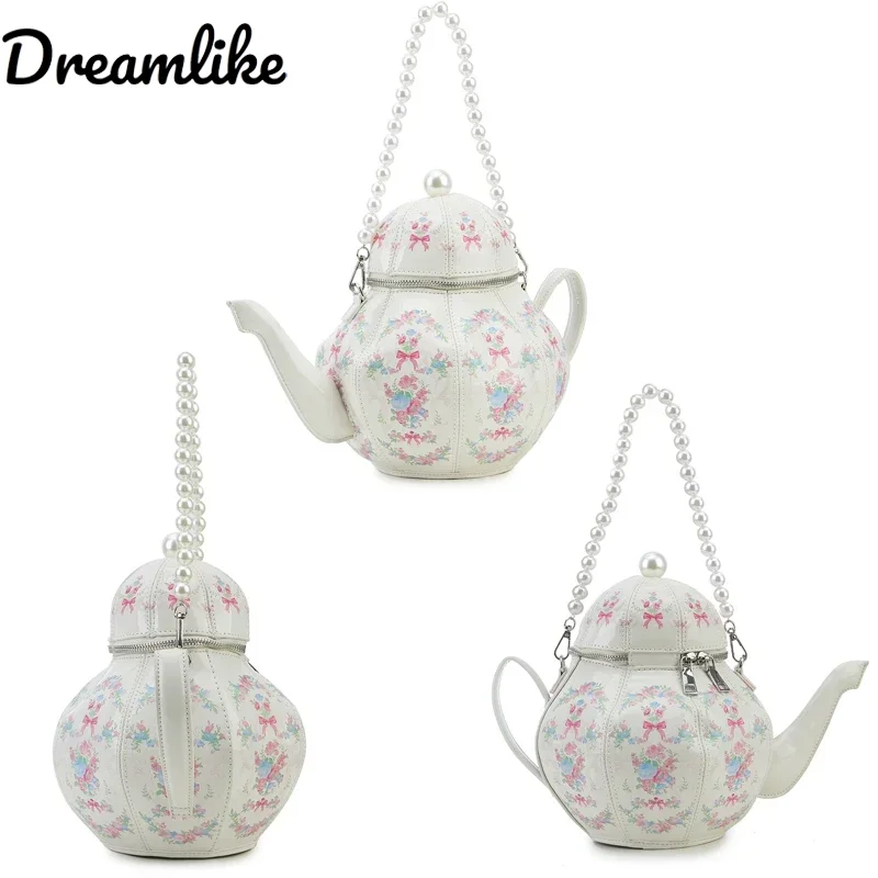 Креативный винтажный дизайн чайника с принтом, женские сумки, жемчужные цепочки, сумка на плечо, дизайнерская роскошная сумка через плечо, маленькая сумка-ведро
Креативный винтажный дизайн чайника с принтом, женские сумки, жемчужные цепочки, сумка на плечо, дизайнерская роскошная сумка через плечо, маленькая сумка-ведро