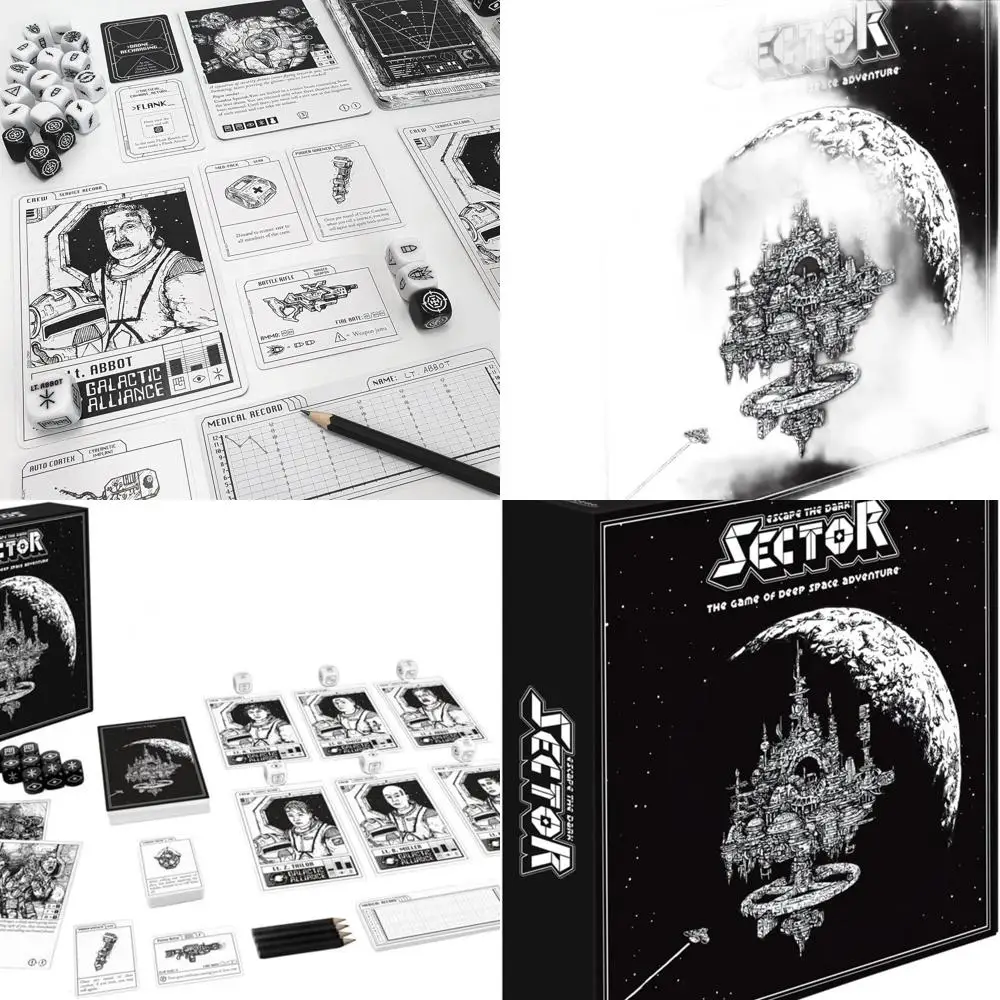 Sci-Fi Cooperative Strategy Game: Escape the Dark Sector for Ages 14+, 1-4 Players, 45 Min Playtime by Themeborne
Sci-Fi Cooperative Strategy Game: Escape the Dark Sector for Ages 14+, 1-4 Players, 45 Min Playtime by Themeborne