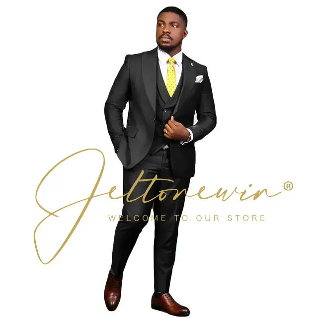 Business Men's Groomsmen Blazers Trousers Groom Wedding Dress Banquet Solid Color Slim Fit Suit Jacket Coat Vest Pants Set 3 Pcs
Business Men's Groomsmen Blazers Trousers Groom Wedding Dress Banquet Solid Color Slim Fit Suit Jacket Coat Vest Pants Set 3 Pcs