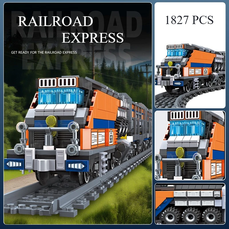 1827pcs High-Speed Railway Train Building Blocks Model Advanced Difficulty Collectible Assembly Kit Creative Toy Train Gift
1827pcs High-Speed Railway Train Building Blocks Model Advanced Difficulty Collectible Assembly Kit Creative Toy Train Gift
