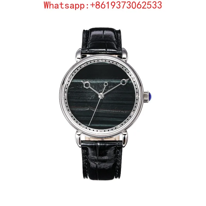 Natural tiger eye stone dial style watch, fully automatic mechanical men's watch, waterproof for daily life
Natural tiger eye stone dial style watch, fully automatic mechanical men's watch, waterproof for daily life