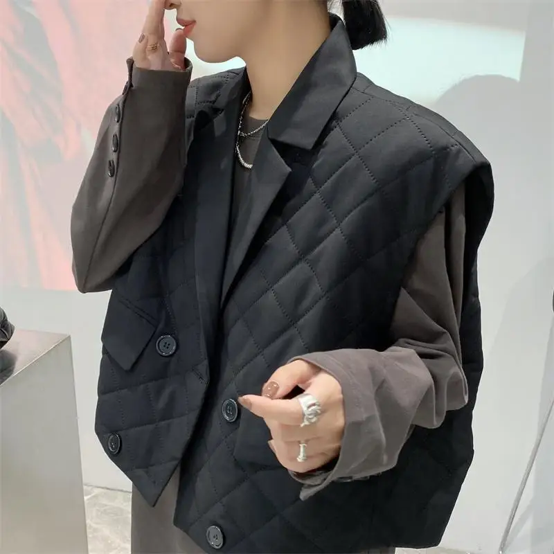 Cotton Down Vests For Women Cardigans Y2K Retro Korean Style Clothes Outerwear Female Blazer Jackets Warm Winter Coats Vests
Cotton Down Vests For Women Cardigans Y2K Retro Korean Style Clothes Outerwear Female Blazer Jackets Warm Winter Coats Vests