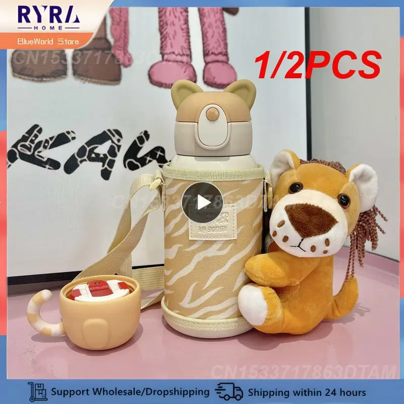 1/2PCS Shatterproof Straw Cup High Capacity Double Cover Diagonal Water Cup 316 Stainless Steel Portable Childrens Thermos Cup
1/2PCS Shatterproof Straw Cup High Capacity Double Cover Diagonal Water Cup 316 Stainless Steel Portable Childrens Thermos Cup