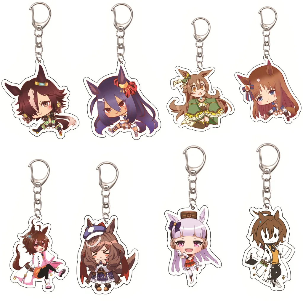 55MM Anime Umamusume: Pretty Derby Keychain Special Week Silence Suzuka Grass Wonder Agnes Tachyon Keychain Christmas Gifts
55MM Anime Umamusume: Pretty Derby Keychain Special Week Silence Suzuka Grass Wonder Agnes Tachyon Keychain Christmas Gifts