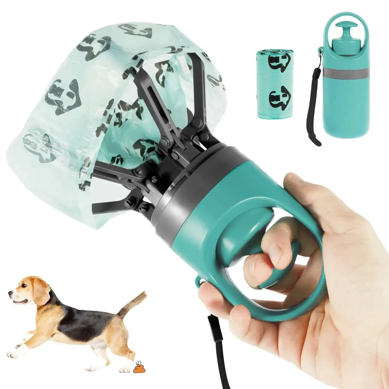 Dog Poop Scooper Set Claw Waste Picker Leash Clip Poop Bag Dispenser Portable Hygienic Clean up Tool for Pet Dogs Touch Free
Dog Poop Scooper Set Claw Waste Picker Leash Clip Poop Bag Dispenser Portable Hygienic Clean up Tool for Pet Dogs Touch Free