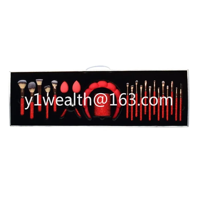 Creative Diamond Makeup Brush Set 23 Pieces Full Set of Diamonds Loose Powder Brush Eyeshadow Headband Professional Beauty Tools
Creative Diamond Makeup Brush Set 23 Pieces Full Set of Diamonds Loose Powder Brush Eyeshadow Headband Professional Beauty Tools
