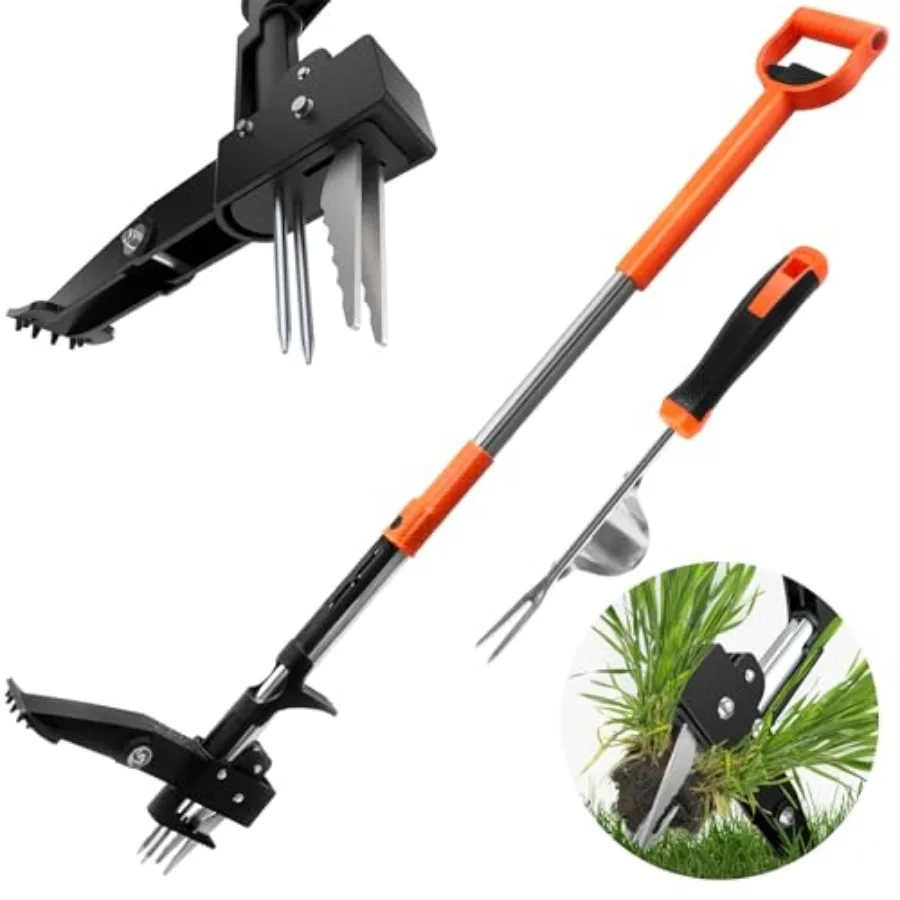 MAKEASY 2-Pack Upgraded Weed Puller Tool Kit with Long Adjustable Handle 39"-47",Quick Weed-Eject Design, Lightweight Stand-Up
MAKEASY 2-Pack Upgraded Weed Puller Tool Kit with Long Adjustable Handle 39"-47",Quick Weed-Eject Design, Lightweight Stand-Up