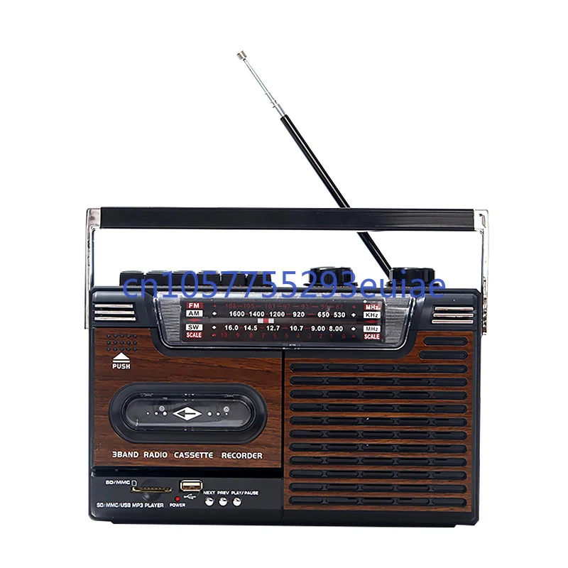 New four-band antique old man recorder, tape player, tape recorder, radio USB SD card Bluetooth
New four-band antique old man recorder, tape player, tape recorder, radio USB SD card Bluetooth
