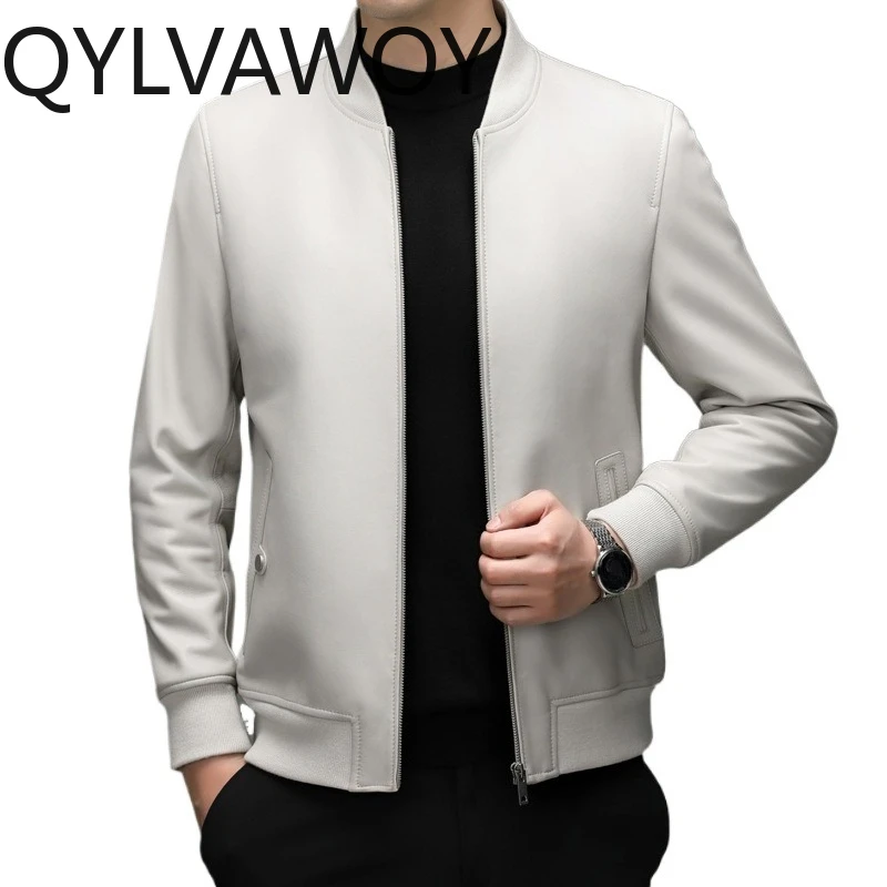 QYLVAWOY Real Sheepskin Leather Jacket Man High-end Jackets White Jackets for Man Warm Leather Coat Jaqueta De Couro Casual
QYLVAWOY Real Sheepskin Leather Jacket Man High-end Jackets White Jackets for Man Warm Leather Coat Jaqueta De Couro Casual