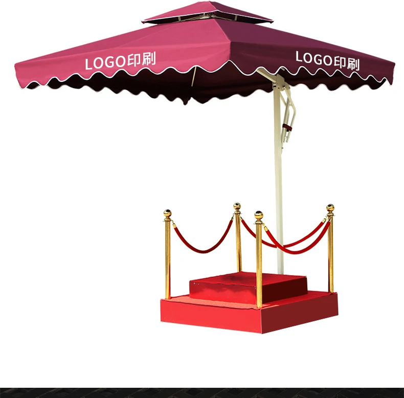 WHY393 Marble Base Outdoor Sun Umbrella Courtyard Double Layer Shade Beach Umbrella Customize Logo Booth Umbrella
WHY393 Marble Base Outdoor Sun Umbrella Courtyard Double Layer Shade Beach Umbrella Customize Logo Booth Umbrella