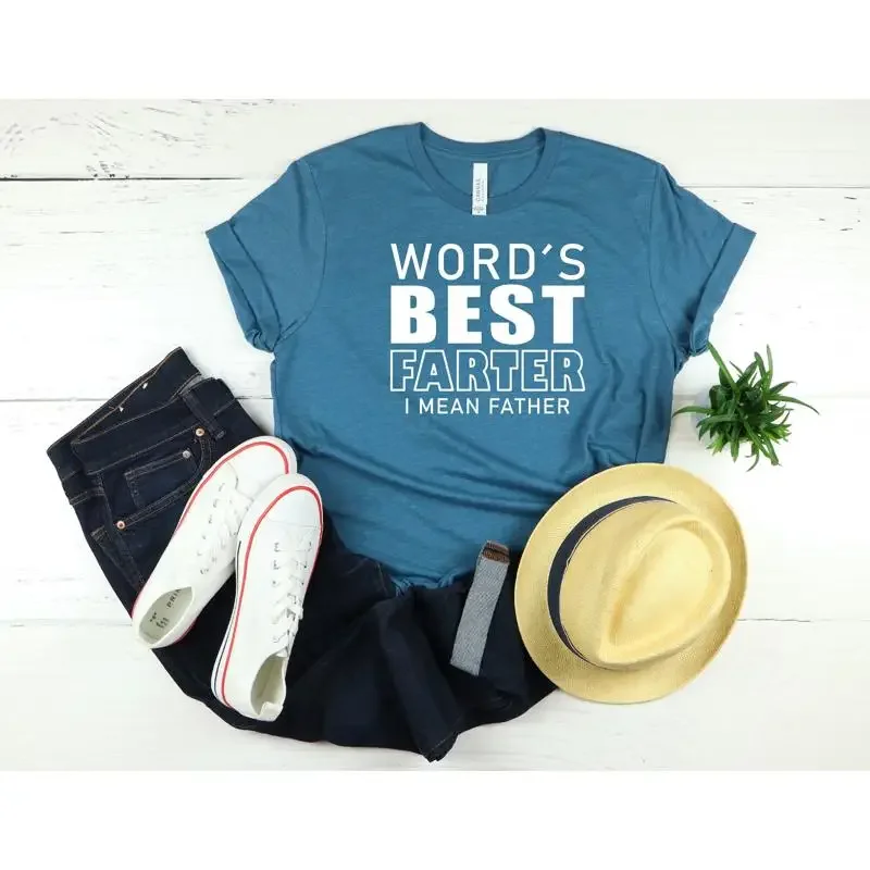 World's Best Farter T Shirt Father Father's Day gift from daughter Dad Ever Funny Saying Tops for Daddy
World's Best Farter T Shirt Father Father's Day gift from daughter Dad Ever Funny Saying Tops for Daddy
