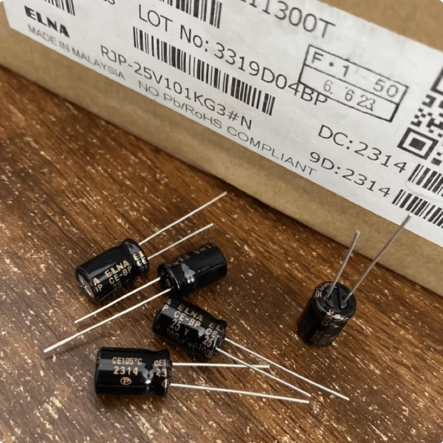30pcs/lot 100UF 25V ELNA RJP Poleless BP Electrolytic Capacitor 8 * 12 free shipping
30pcs/lot 100UF 25V ELNA RJP Poleless BP Electrolytic Capacitor 8 * 12 free shipping