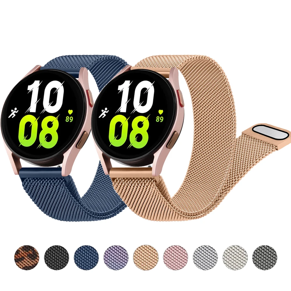 Ремешок «Миланская петля» для Samsung Galaxy Watch 5 Pro 45 мм 4 6 5 40 мм 44 мм, металлический браслет для наручных часов 4 6 Classic 42/46 мм 43/47 мм
Ремешок «Миланская петля» для Samsung Galaxy Watch 5 Pro 45 мм 4 6 5 40 мм 44 мм, металлический браслет для наручных часов 4 6 Classic 42/46 мм 43/47 мм