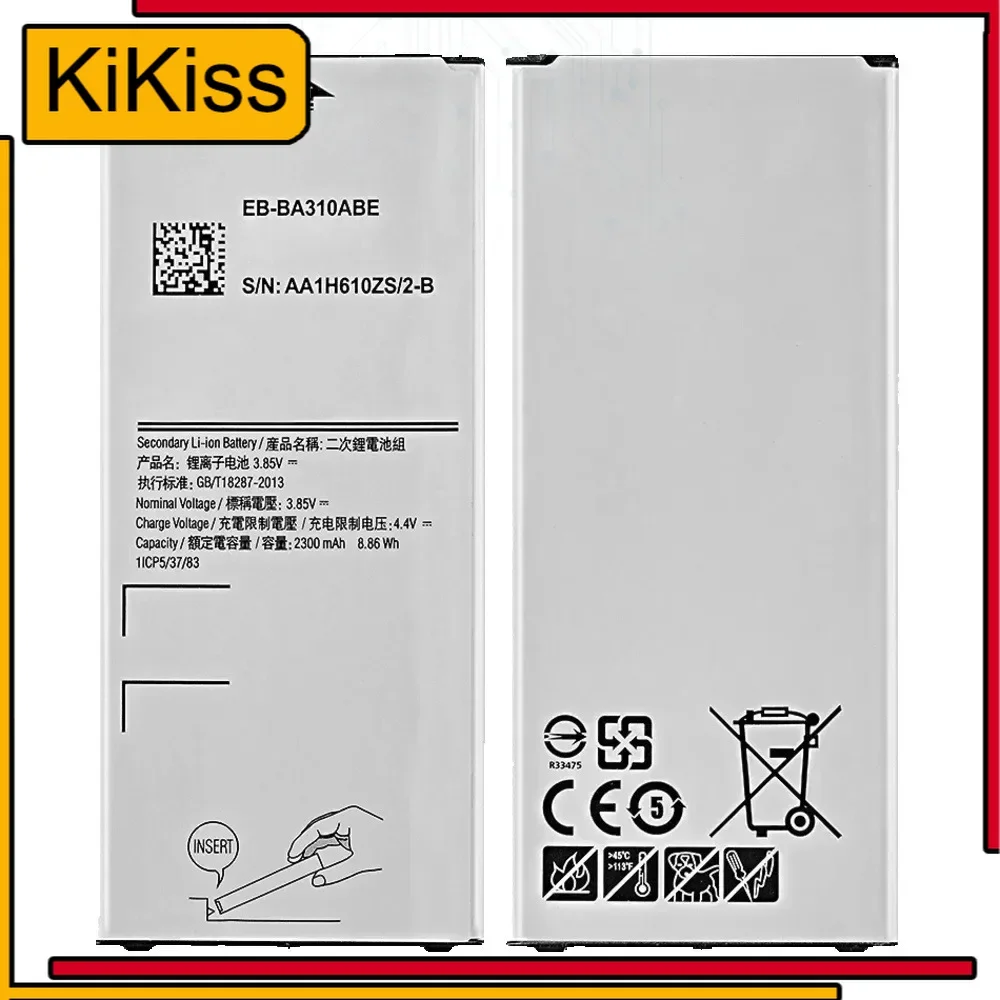 Аккумулятор EB-BA310ABE для Samsung Galaxy A3 2016 Edition A5310A A310 EB-BA310ABA A32016 Аккумуляторы 2300 мАч
Аккумулятор EB-BA310ABE для Samsung Galaxy A3 2016 Edition A5310A A310 EB-BA310ABA A32016 Аккумуляторы 2300 мАч