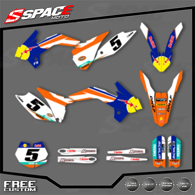 SPACE Custom Motorcycle Graphics Background Decal for KTM SX SX85 2013 2014 SX85 2015 2016 2017 Stickers Kits 02
SPACE Custom Motorcycle Graphics Background Decal for KTM SX SX85 2013 2014 SX85 2015 2016 2017 Stickers Kits 02