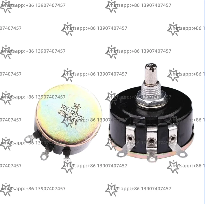 WX112(050) Потенциометр с одной катушкой мощностью 5 Вт с регулируемым сопротивлением и несколькими спецификациями 1K2. 2К10
WX112(050) Потенциометр с одной катушкой мощностью 5 Вт с регулируемым сопротивлением и несколькими спецификациями 1K2. 2К10