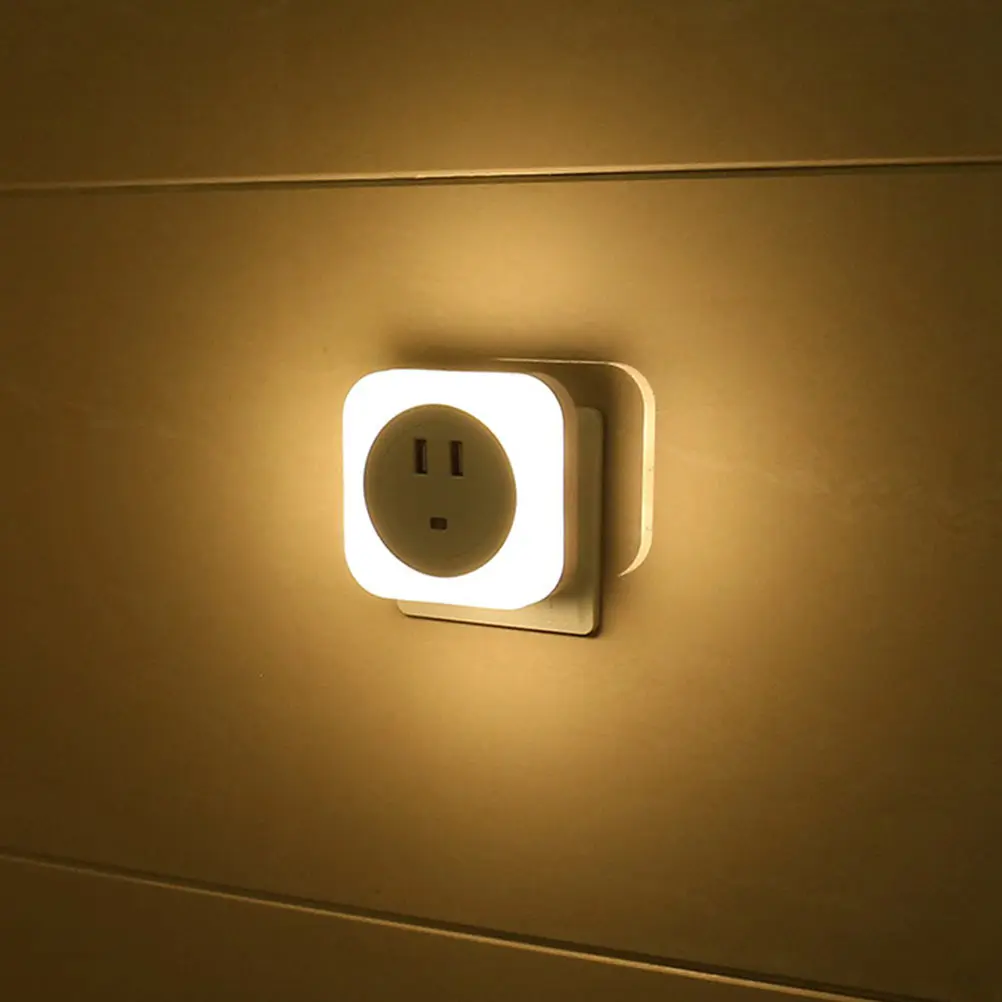 Dual USB Night Lamp Light Controlled Charging Plug Bedside Lights Eco Friendly Durable Home Bedroom Children Room Practical
Dual USB Night Lamp Light Controlled Charging Plug Bedside Lights Eco Friendly Durable Home Bedroom Children Room Practical