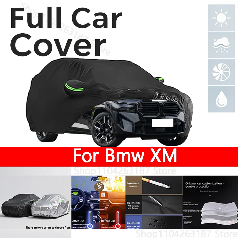 Полностью черные автомобильные чехлы для BMW XM, водонепроницаемые, всепогодные, ветрозащитные, пылезащитные, с защитой от ультрафиолета, для наружного использования
Полностью черные автомобильные чехлы для BMW XM, водонепроницаемые, всепогодные, ветрозащитные, пылезащитные, с защитой от ультрафиолета, для наружного использования