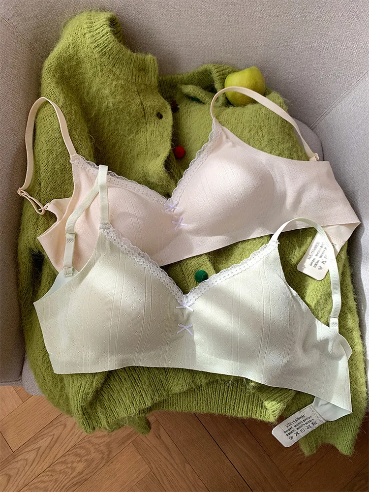 Sweet Knot Seamless Underwear Women's Student Small Chest Gathered Jelly Strip Soft Support Anti-Sagging Comfortabl...
Sweet Knot Seamless Underwear Women's Student Small Chest Gathered Jelly Strip Soft Support Anti-Sagging Comfortabl...